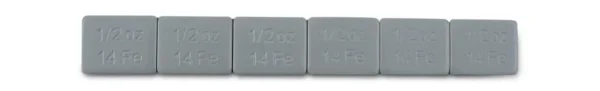Mr. Lugnut 1/2 oz Grey Steel Stick-On Wheel Weights 48 Strips 3 oz Per Strip (WW-050S)
