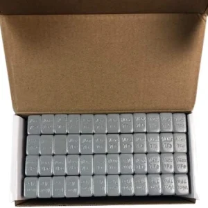 Mr. Lugnut 1/4 oz Grey Steel Stick-On Wheel Weights 48 Strips 3 oz Each (WW-025S)
