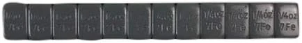 Mr. Lugnut 1/4 oz Grey Steel Stick-On Wheel Weights 48 Strips 3 oz Each (WW-025S) — product image 3