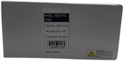 Mr. Lugnut 1/4 oz Grey Steel Stick-On Wheel Weights 48 Strips 3 oz Each (WW-025S) — product image 4