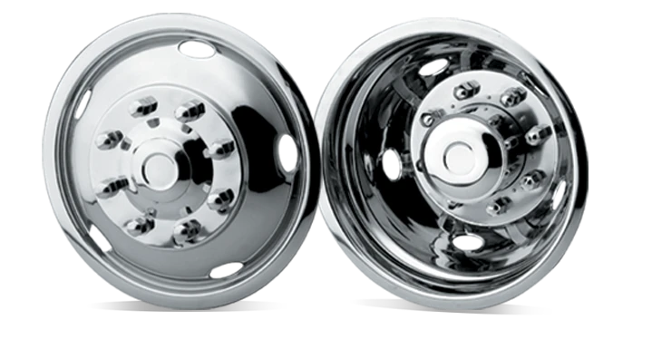 Mr. Lugnut 16-Inch Stainless Steel Universal Wheel Simulators (WS313U)