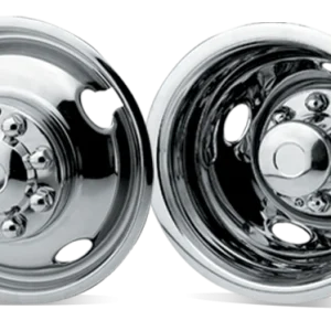 Mr. Lugnut 19.5" Stainless Steel Chevy 5-Lug Front 10-Lug Rear Dually Set (WS319C10)
