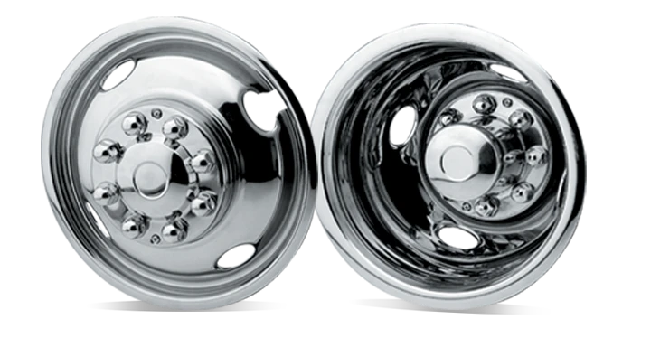 Mr. Lugnut 19.5" Stainless Steel Ford 8-Lug Top Lug Install 5-Hole Dually Set (WS319F8-4)
