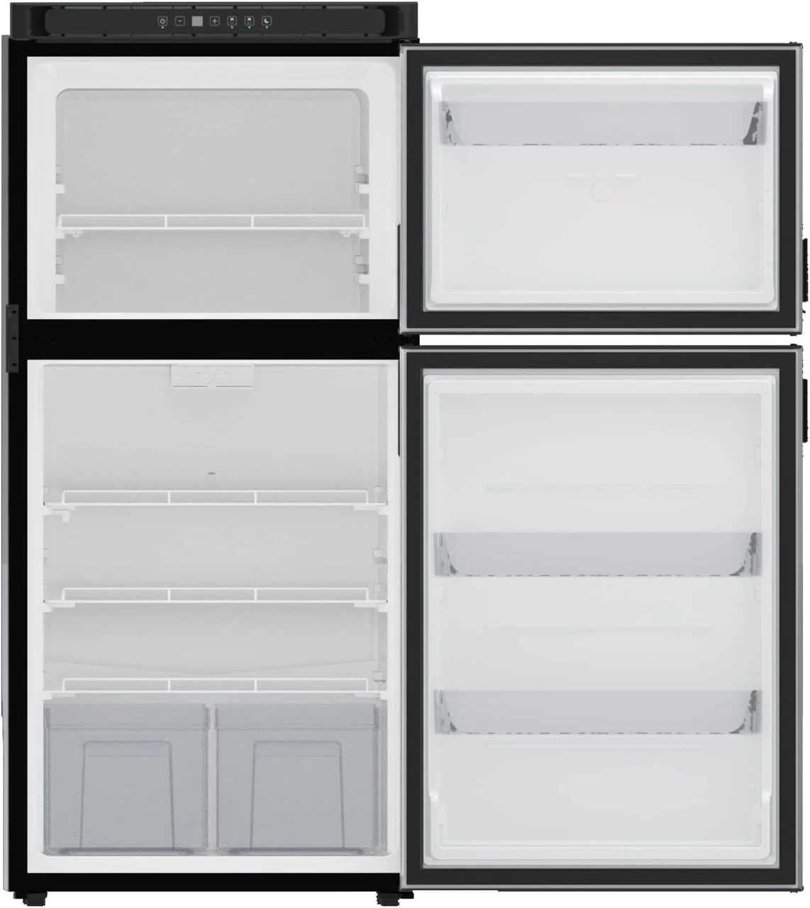 Norcold 8 Cu Ft DC Refrigerator RH Door Stainless Steel (NRCN8DCSSR) — product image 2