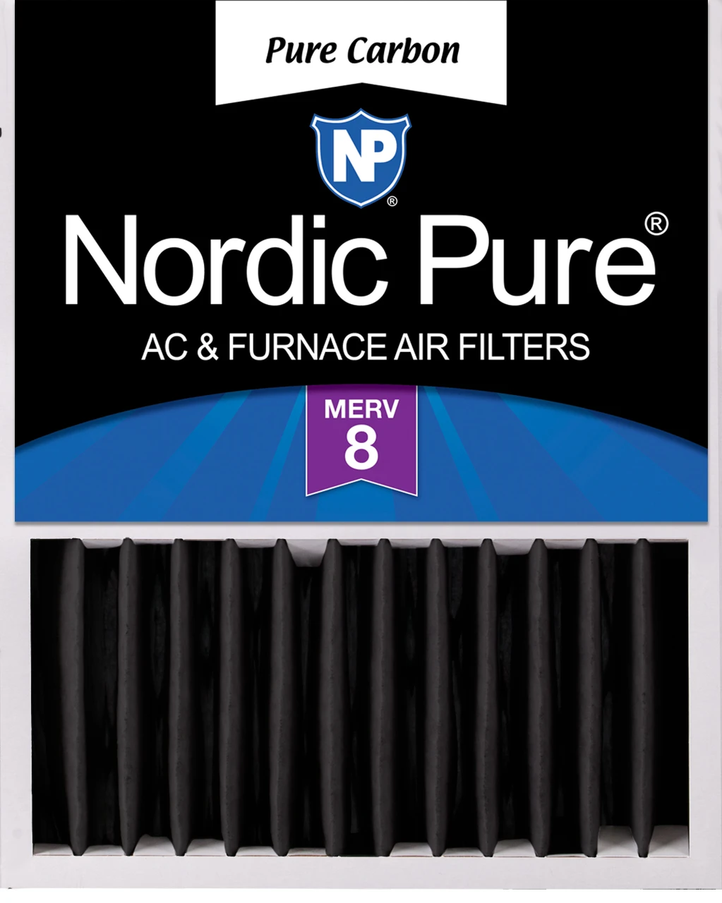 Nordic Pure 16x20x5 (4 3/8) Honeywell/Lennox Replacement Odor Reduction MERV 8 Filter 1 Pack (16x20x5HPCP-1)