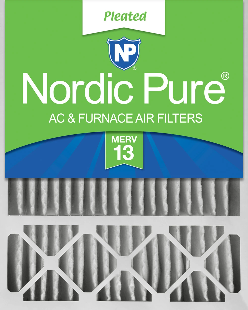 Nordic Pure 16x25x5 (4 3/8) Honeywell/Lennox Replacement MERV 13 Air Filter 1 Pack (16x25x5HM13-1)