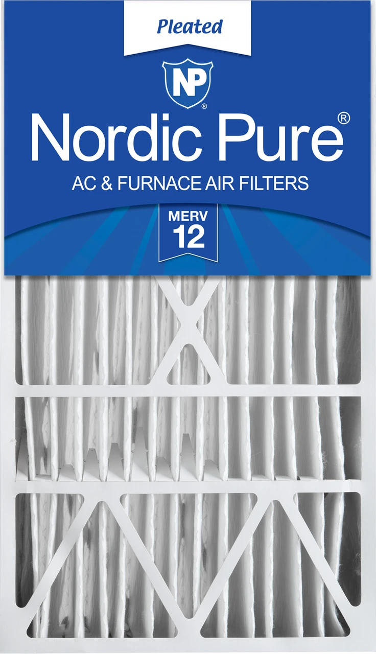 Nordic Pure 16x28x6 Aprilaire Space-Gard 2400 Replacement Part 401 MERV 12 Air Filter 1 Pack (16x28x6ASGM12-1)