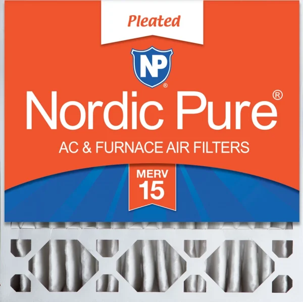 Nordic Pure 20x20x5 (4 3/8) Honeywell/Lennox Replacement MERV 15 Air Filter 1 Pack (20x20x5HM15-1)