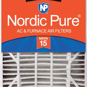 Nordic Pure 20x25x6 Aprilaire Space-Gard 2200 Replacement Air Filter MERV 15 + Carbon 1 Pack (20x25x6ASGM15+C-1)