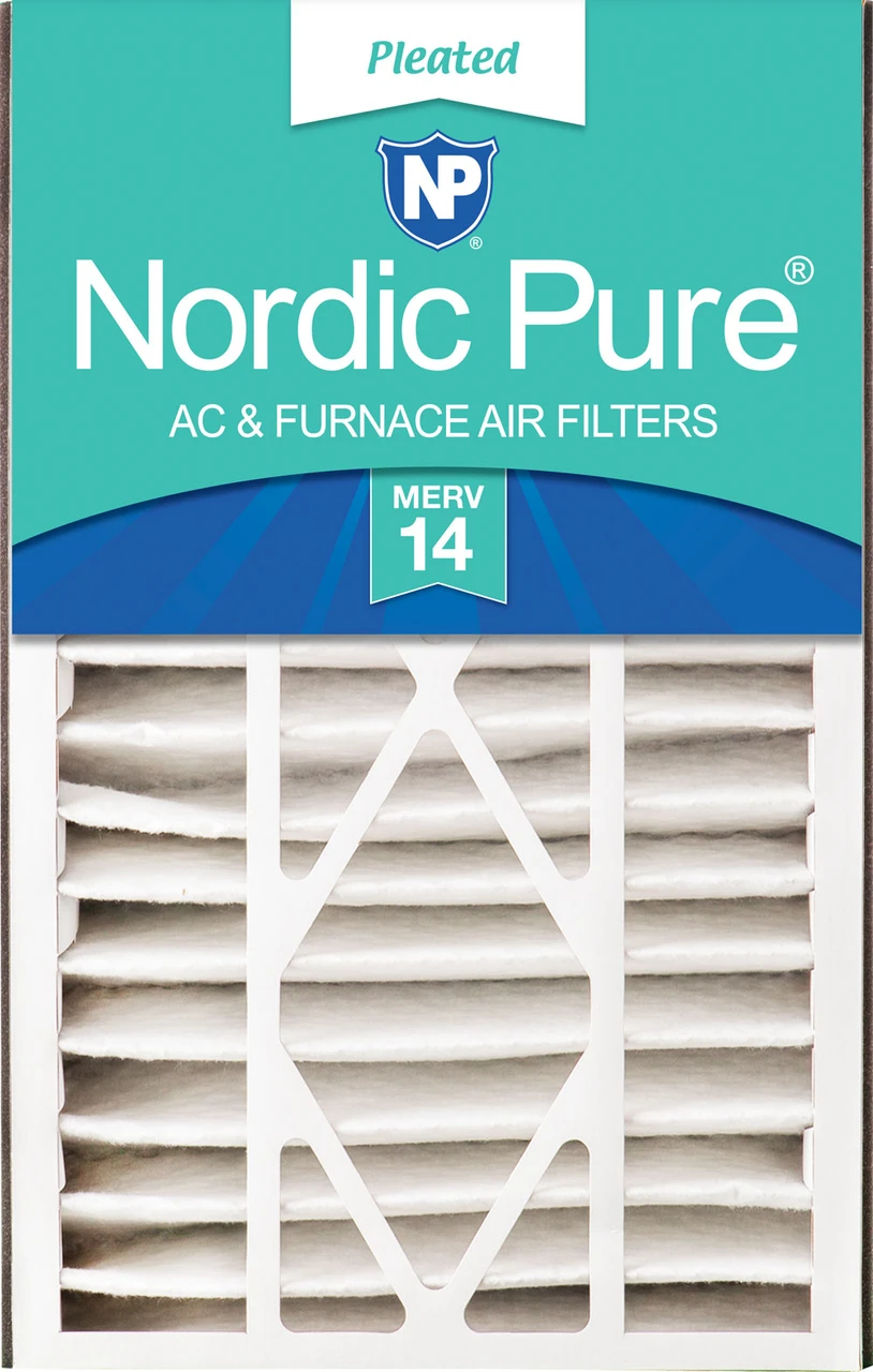 Nordic Pure Air Bear 16x25x5 (4 7/8) Replacement 266649-105 MERV 14 Air Filter 1 Pack (16x25x5ABM14-1)