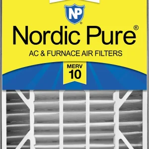 Nordic Pure Air Bear 20x25x5 (4 7/8) Replacement 255649-102 MERV 10 Air Filter 1 Pack (20x25x5ABM10-1)