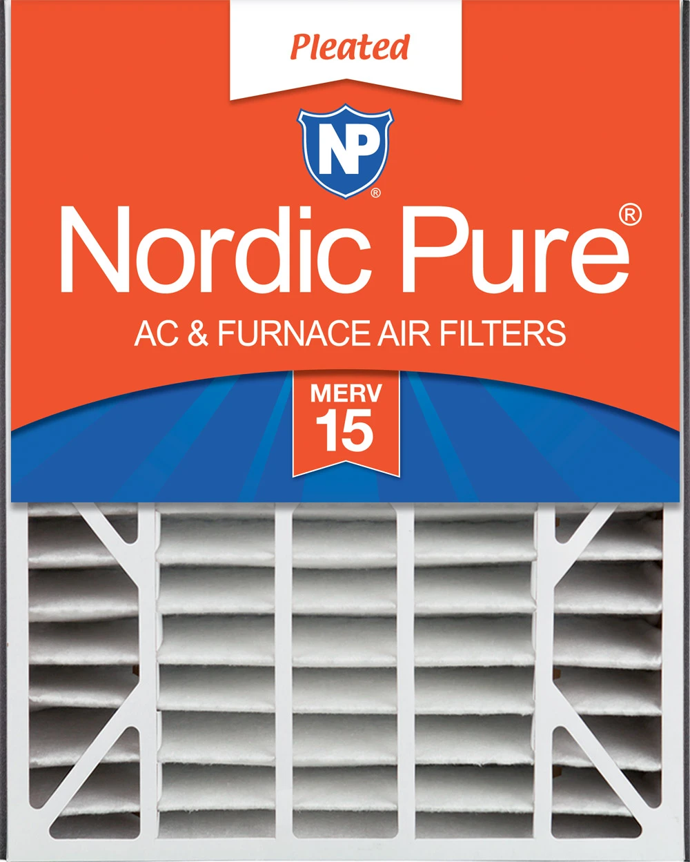 Nordic Pure Air Bear 20x25x5 (4 7/8) Replacement 266649-102 MERV 15 Air Filter 1 Pack (20x25x5ABM15-1)