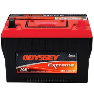ODYSSEY Battery Automotive/Light Truck and Van Battery (ODX-AGM34R)