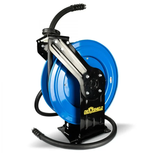 Oil Shield Farm Fuel Hose Reel, 1" x 25', 30', 40' Variations (OSFHONE)