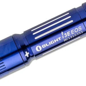 OLight i3E Royal Blue Keychain LED Flashlight, 90 Max Lumens