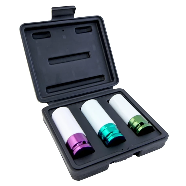 Omega Coated Impact Socket Set - Sae, 1/2" Drive, 3 Piece (83002) — product image 3