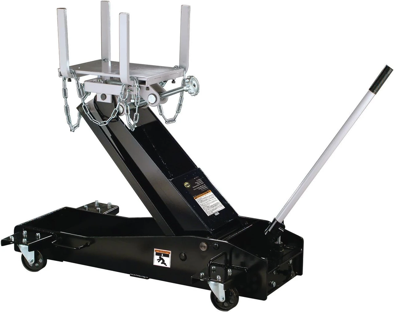 Omega Floor Style Transmission Jack - 1 1/2 Ton Capacity (43000)