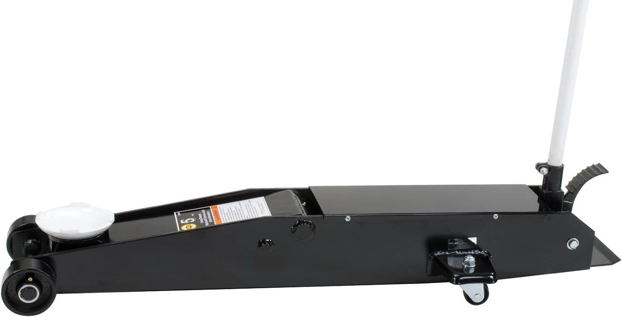 Omega Hydraulic Long Chassis Service Jack - Black, 5 Ton Capacity (22050C)