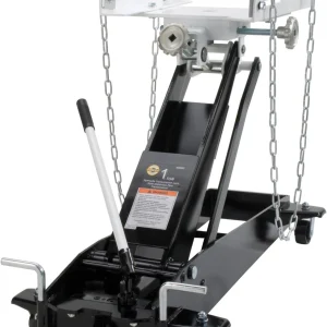 Omega Low Profile Transmission Jack - Black, 1 Ton Capacity (42000C)