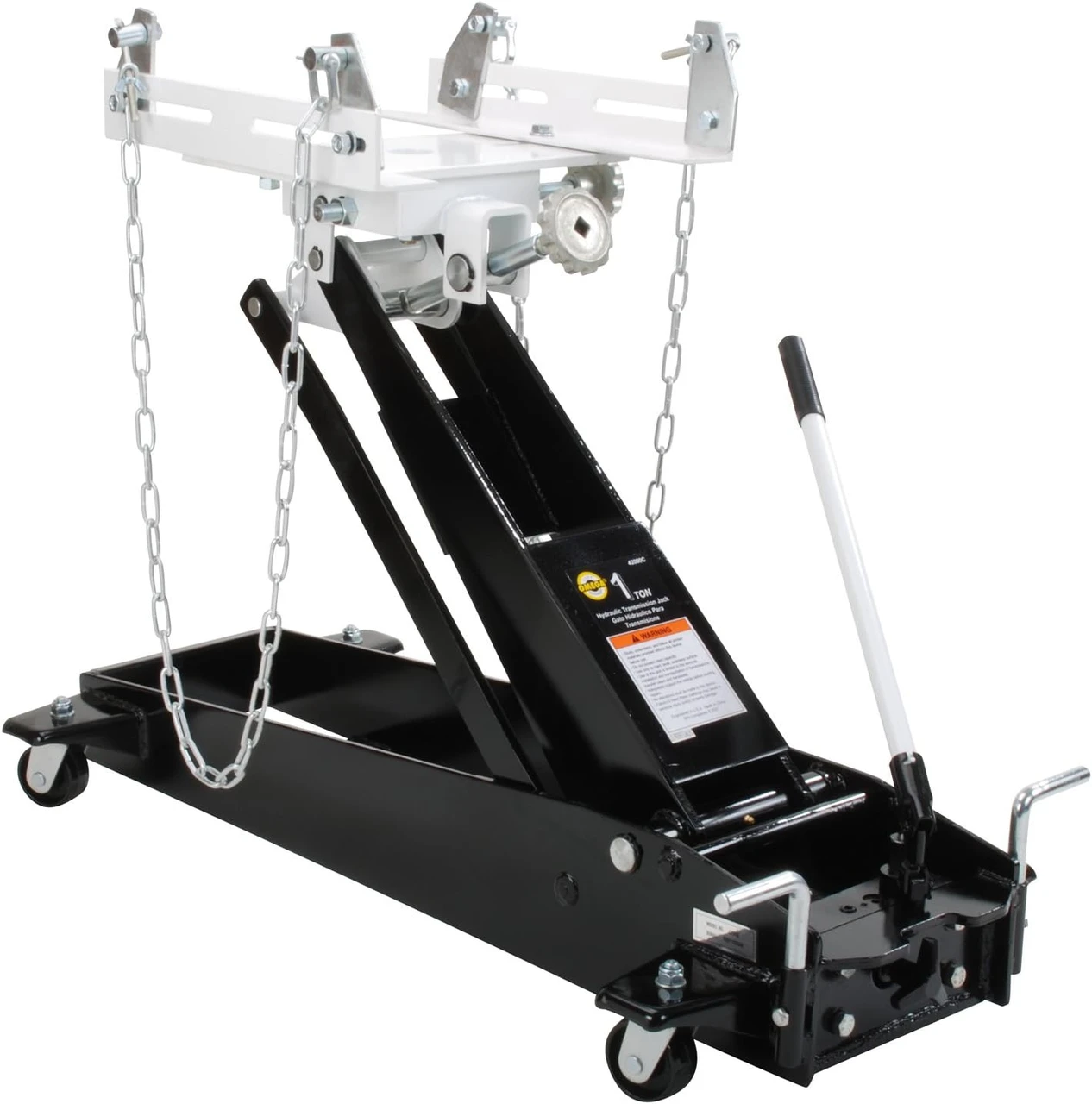 Omega Low Profile Transmission Jack - Black, 1 Ton Capacity (42000C) — product image 2