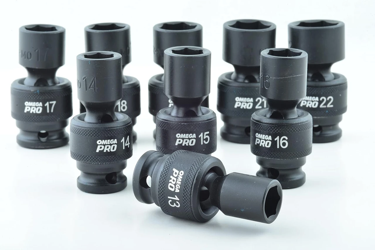 Omega Swivel Impact Socket Set With Heavy Duty Storage Case - Metric, 1/2" Drive, 6 Point, 9-Piece (83021) — product image 3
