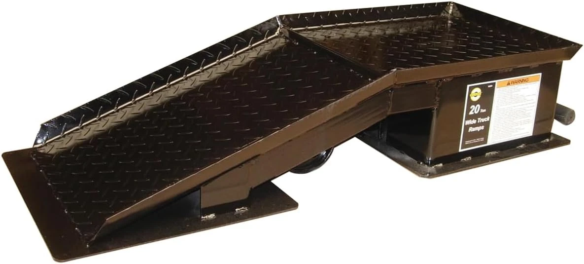 Omega Wide Truck Ramp - Black, 20 Ton Capacity (93201) — product image 2