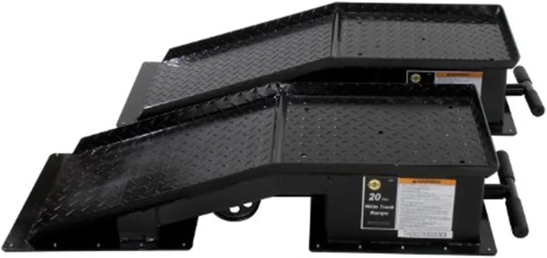 Omega Wide Truck Ramp - Black, 20 Ton Capacity (93201) — product image 4