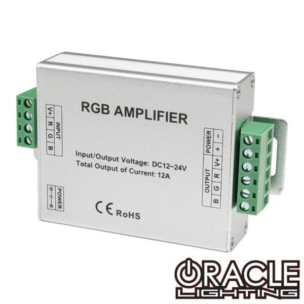Oracle Lighting 12A RGB LED Amplifier - 12VDC Max Output 4A x 3CH (1605-001)
