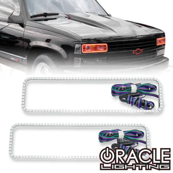 Oracle Lighting 1992-1999 Chevrolet Suburban LED Headlight Halo Kit (2279-330, 2279-333, 2279-334, 2279-335, 2279-504)