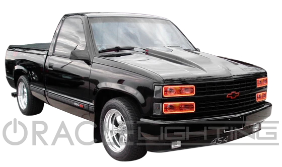 Oracle Lighting 1992-1999 GMC Yukon Dual LED Headlight Halo Kit (2286-330, 2286-333, 2286-334, 2286-335, 2286-504) — product image 3
