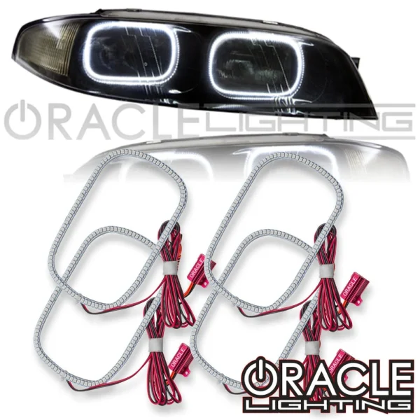Oracle Lighting 1993-1997 Nissan Skyline LED Headlight Halo Kit Bright (2447-001)