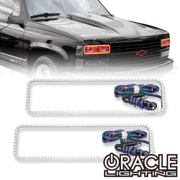 Oracle Lighting 1995-2000 Chevrolet Tahoe LED Headlight Halo Kit (2281-330, 2281-333, 2281-334, 2281-335, 2281-504)