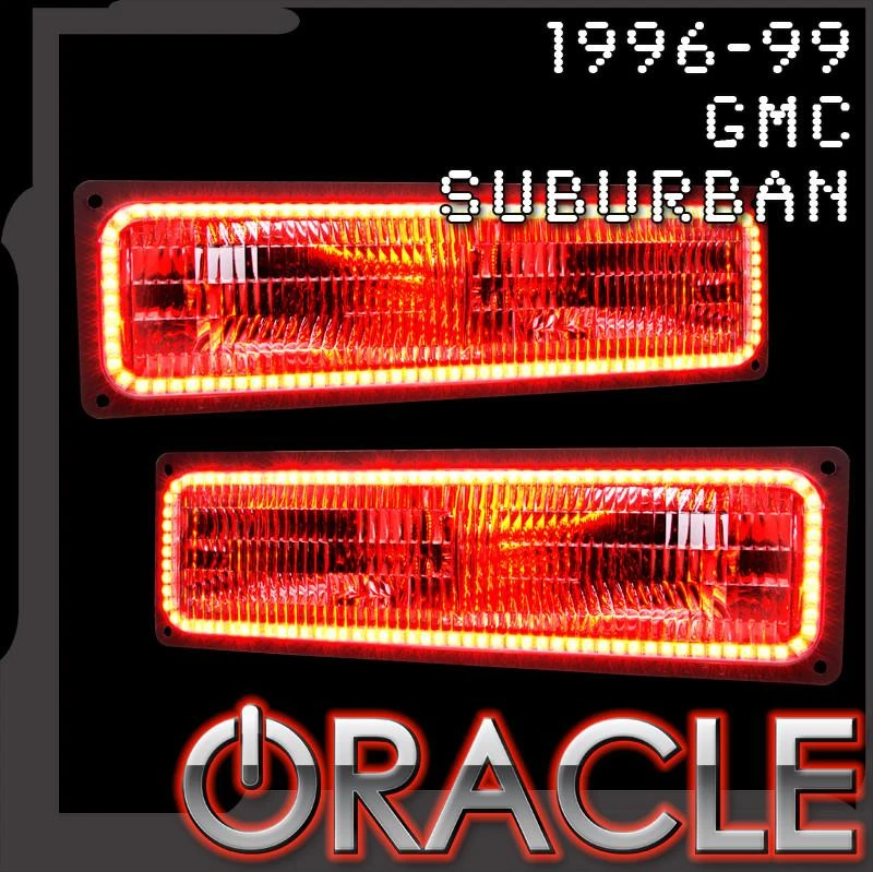 Oracle Lighting 1996-1999 GMC Suburban LED Headlight Halo Kit (2283-330, 2283-333, 2283-334, 2283-335, 2283-504)