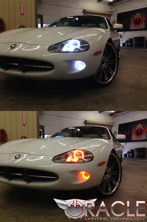 Oracle Lighting 1996-2006 Jaguar XK8/XKR LED Halo Headlight Kit (2697-001, 2697-002, 2697-003, 2697-330, 2697-333, 2697-334, 2697-335, 2697-504) — product image 2