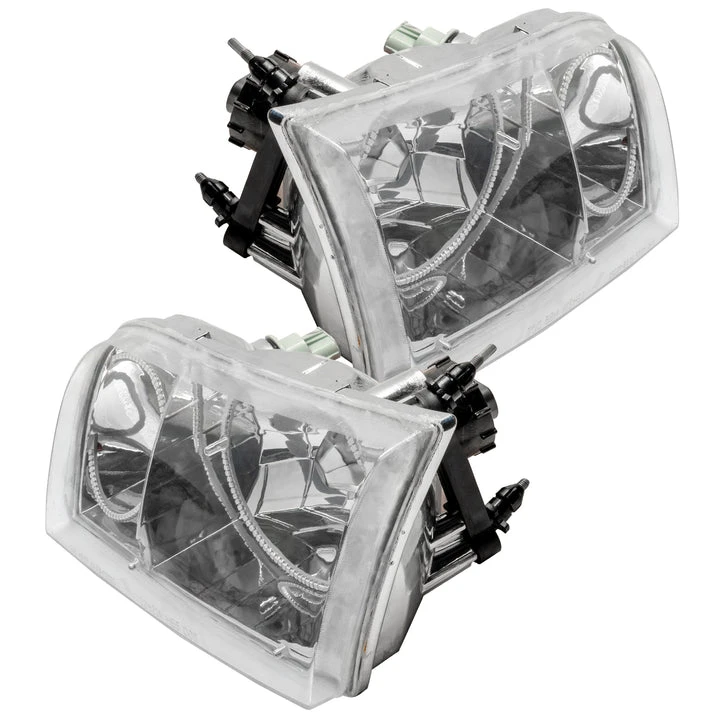 Oracle Lighting 1998-2011 Ford Crown Victoria Pre-Assembled LED Halo Halogen Headlights - (Chrome Housing) (7724-001, 7724-330, 7724-333, 7724-334, 7724-335, 7724-504) — product image 2
