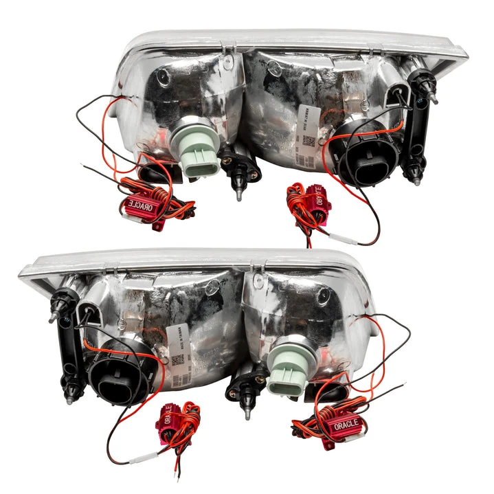 Oracle Lighting 1998-2011 Ford Crown Victoria Pre-Assembled LED Halo Halogen Headlights - (Chrome Housing) (7724-001, 7724-330, 7724-333, 7724-334, 7724-335, 7724-504) — product image 3