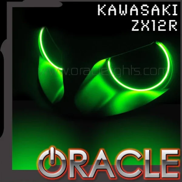 Oracle Lighting 2000-2006 Kawasaki ZX-12R LED Motorcycle Headlight Halo Kit (2609-330)