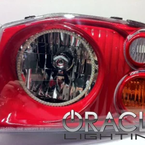 Oracle Lighting 2001-2004 Nissan Frontier Pre-Assembled LED Halo Headlights - (w/ Triple Halos) (8905-001, 8905-003, 8905-330, 8905-333, 8905-334, 8905-335, 8905-504)