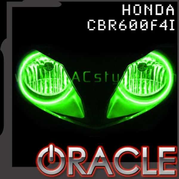 Oracle Lighting 2001-2006 Honda CBR600F4i LED Headlight Halo Kit (2604-001, 2604-003, 2604-330)