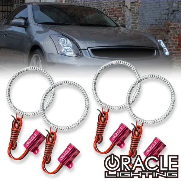 Oracle Lighting 2003-2005 Infiniti G35 Coupe LED Headlight Halo Kit (2320-001, 2320-002, 2320-003, 2320-004, 2320-330, 2320-333, 2320-334, 2320-335, 2320-504)