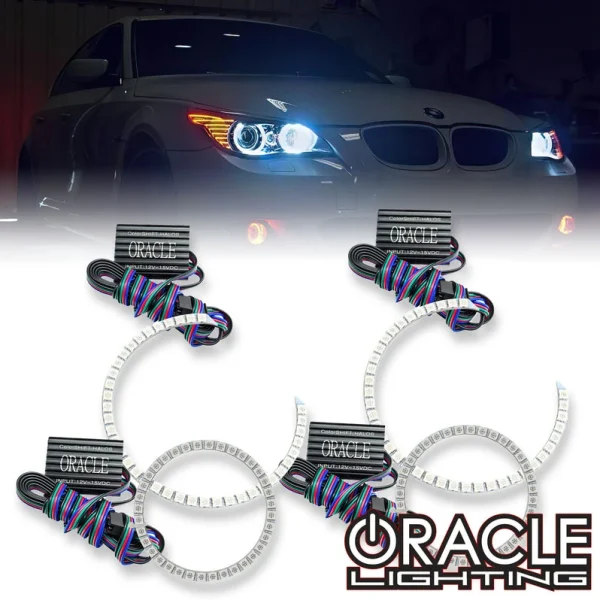 Oracle Lighting 2003-2010 BMW 5 Series LED Headlight Halo Kit (2969-001, 2969-002, 2969-003, 2969-007, 2969-330, 2969-333, 2969-334, 2969-335, 2969-504)