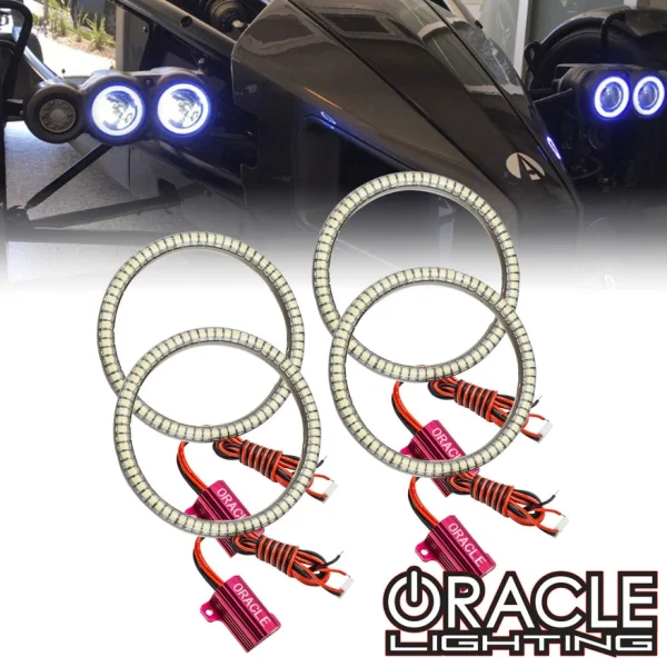 Oracle Lighting 2003-2018 Ariel Atom Surface Mount Dual LED Headlight Halo Kit (1339-001, 1339-330)
