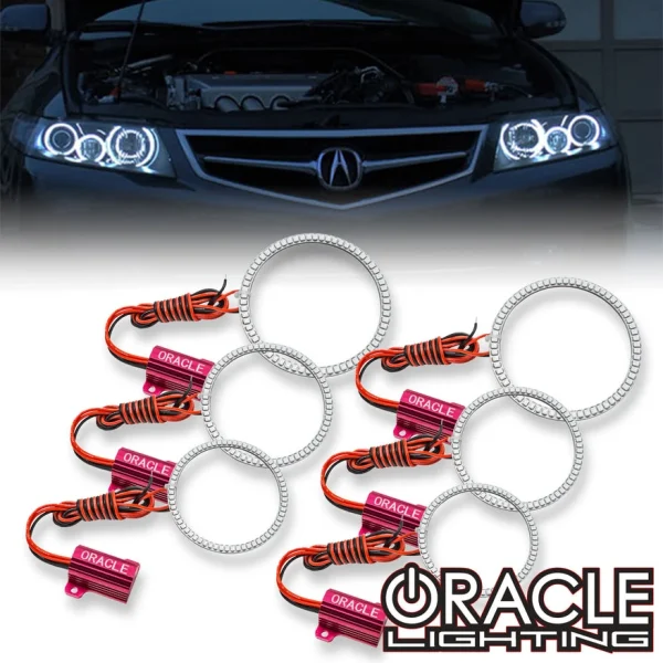 Oracle Lighting 2004-2007 Acura TSX LED Headlight Halo Kit (2201-001 , 2201-330, 2201-333, 2201-334, 2201-335, 2201-504)