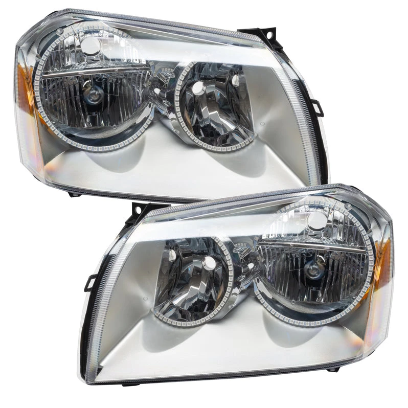 Oracle Lighting 2005-2007 Dodge Magnum Pre-Assembled LED Halo Headlights - (Chrome Housing) (7157-330, 7157-333, 7157-334, 7157-335, 7157-504)