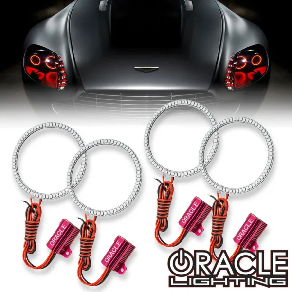 Oracle Lighting 2005-2010 Aston Martin Vanquish LED Headlight Halo Kit (2966-001, 2966-330, 2966-333, 2966-334, 2966-335, 2966-504)