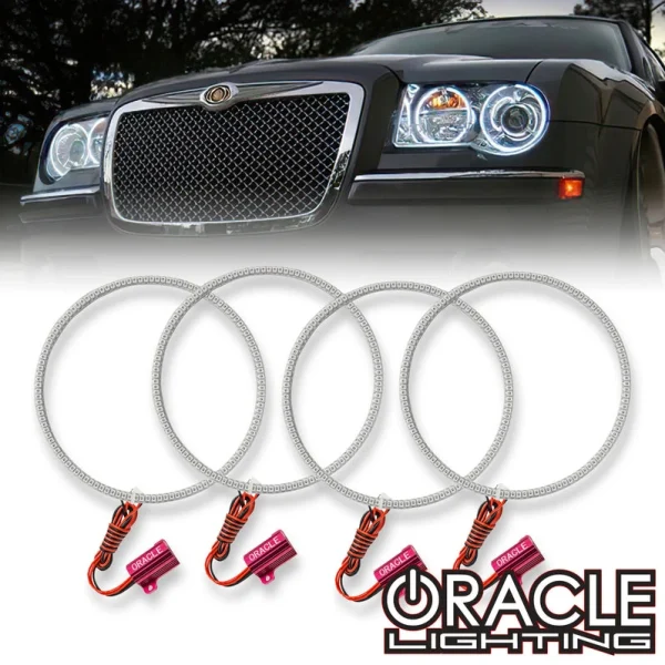 Oracle Lighting 2005-2010 Chrysler 300C LED Headlight Halo Kit (2226-001, 2226-330, 2226-333, 2226-334, 2226-335, 2226-504)