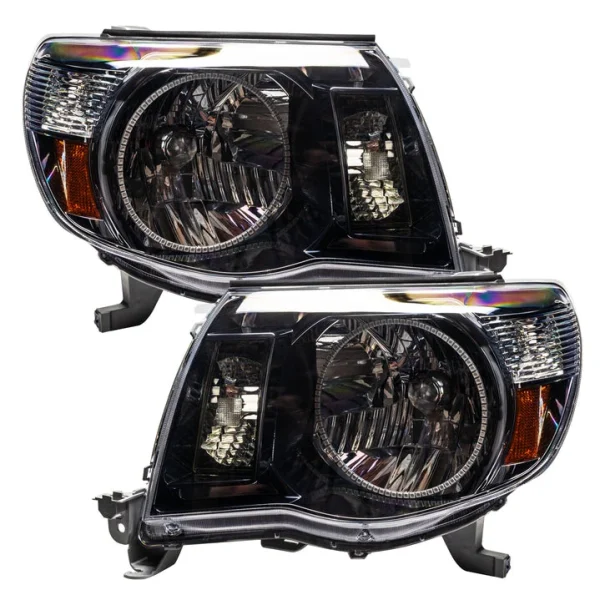 Oracle Lighting 2005-2011 Toyota Tacoma Pre-Assembled LED Halo Headlights - (Black Housing) (8161-001, 8161-330, 8161-333, 8161-334, 8161-335, 8161-504)