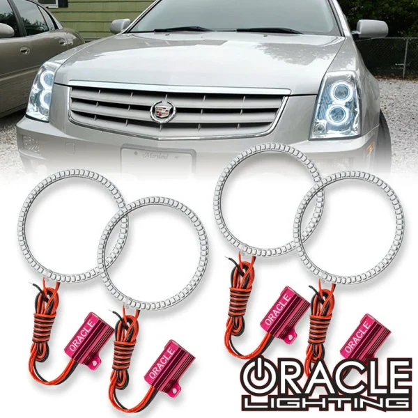 Oracle Lighting 2005-2012 Cadillac STS LED Headlight Halo Kit (2637-001, 2637-002, 2637-003, 2637-007, 2637-330, 2637-333, 2637-334, 2637-335, 2637-504)