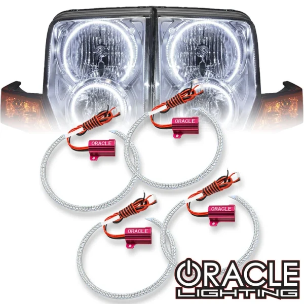 Oracle Lighting 2006-2010 Jeep Commander LED Halo Headlight Kit (2337-001, 2337-330, 2337-333, 2337-334, 2337-335, 2337-504)
