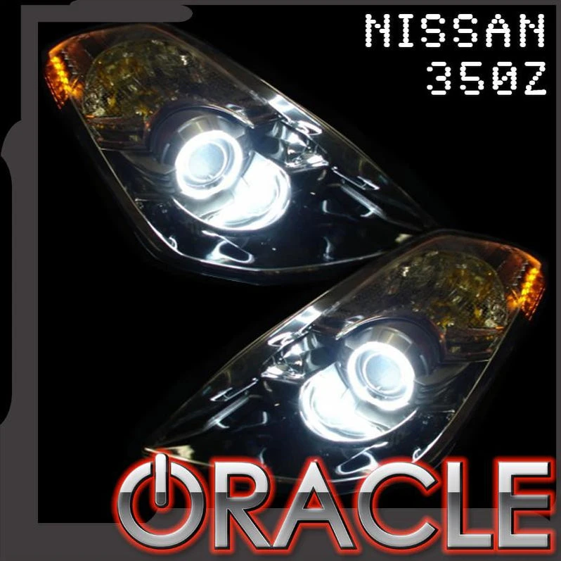 Oracle Lighting 2006-2011 Nissan 350Z LED Headlight Halo Kit Bright (2446-001, 2446-004, 2446-009, 2446-330, 2446-333, 2446-334, 2446-335, 2446-504)